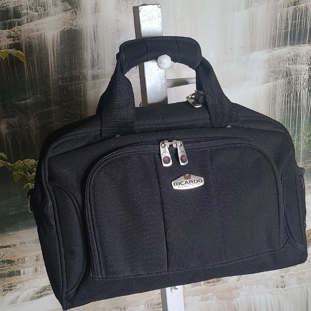 🏆Host Pick! New! Ricardo Beverly Hills Mens Black Travel utility shoulder bag